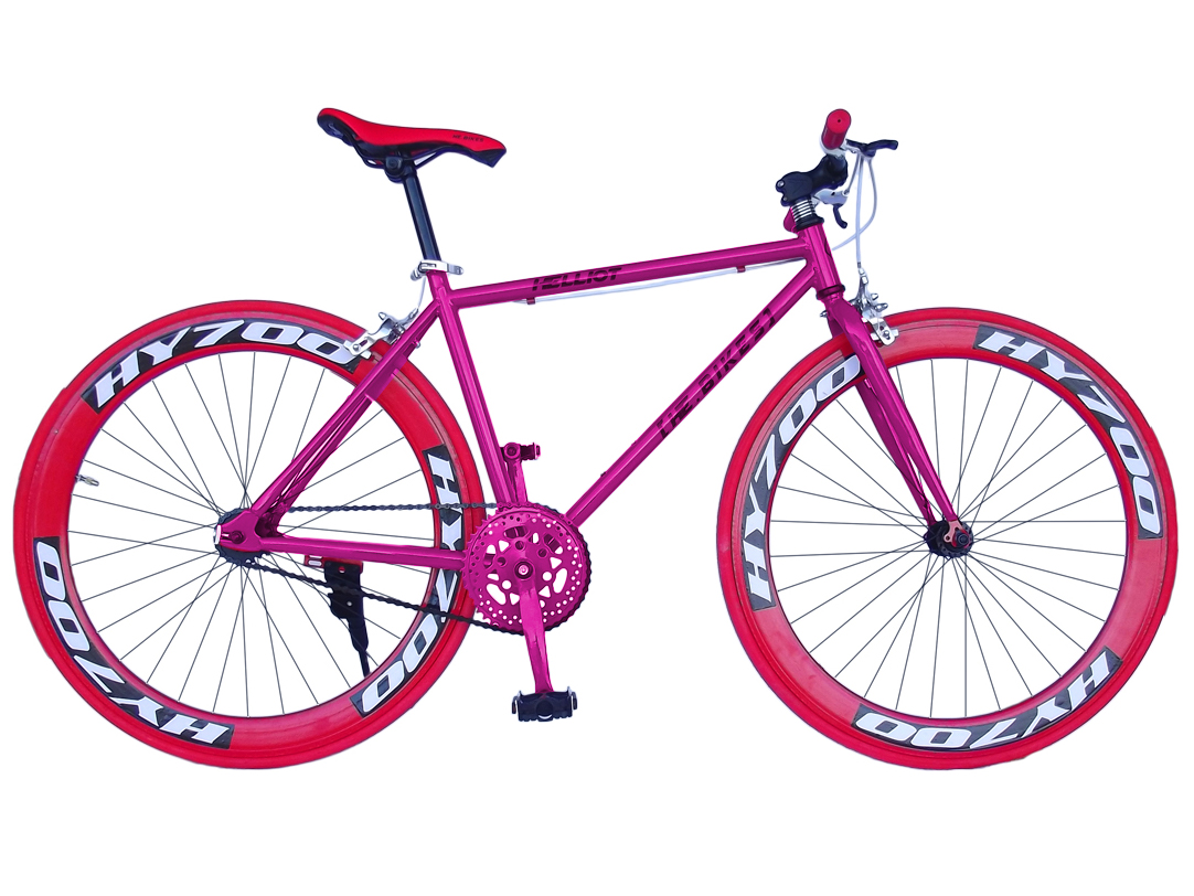 Fixie Roja Brooklyn 31 | Bicicleta de piñón fijo - Helliot Bikes
