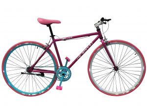 bicicleta rosa