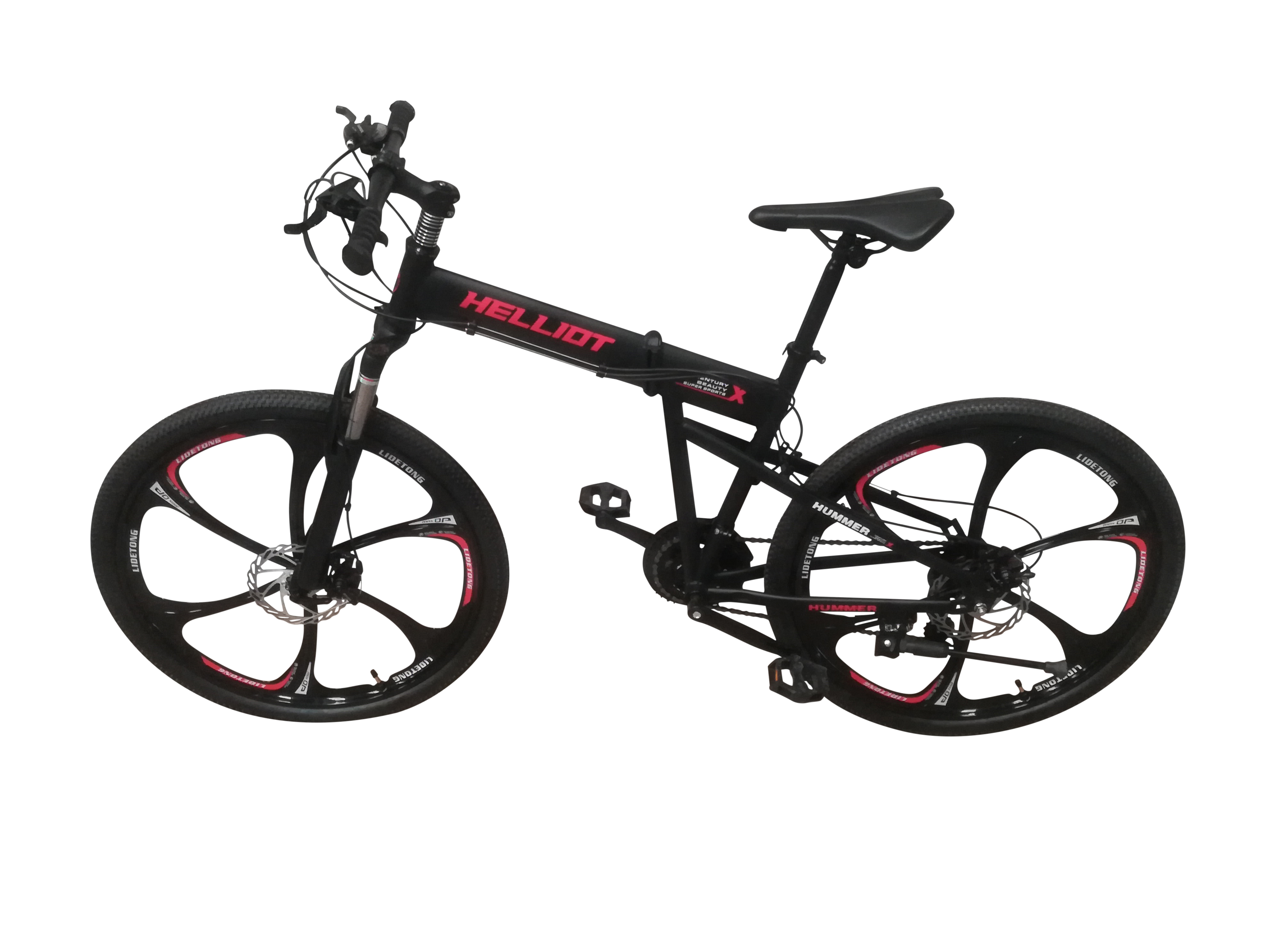 Mountainbike faltrad schwarz - Hummer 01